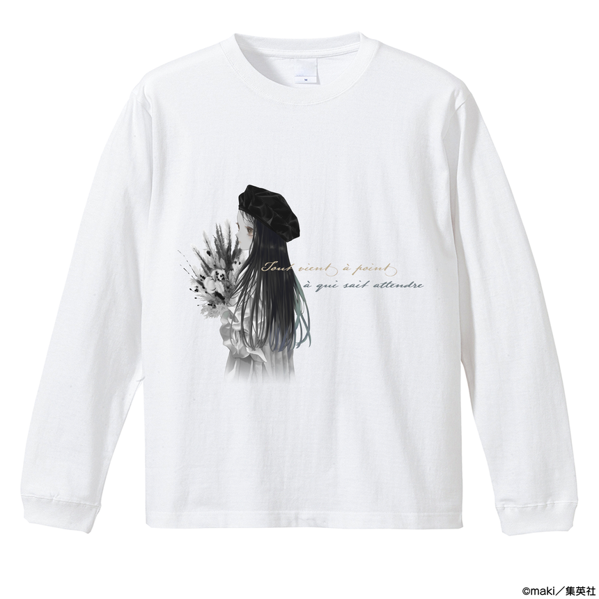 【Creator maki】長袖Tシャツ_イラストC(白)<受付期間:~1/22>