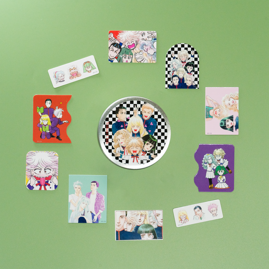 有閑倶楽部 ダブルでかわいい♡フレークシール&かんかんケース