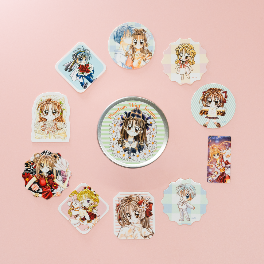 神風怪盗ジャンヌ ダブルでかわいい♡フレークシール&かんかんケース