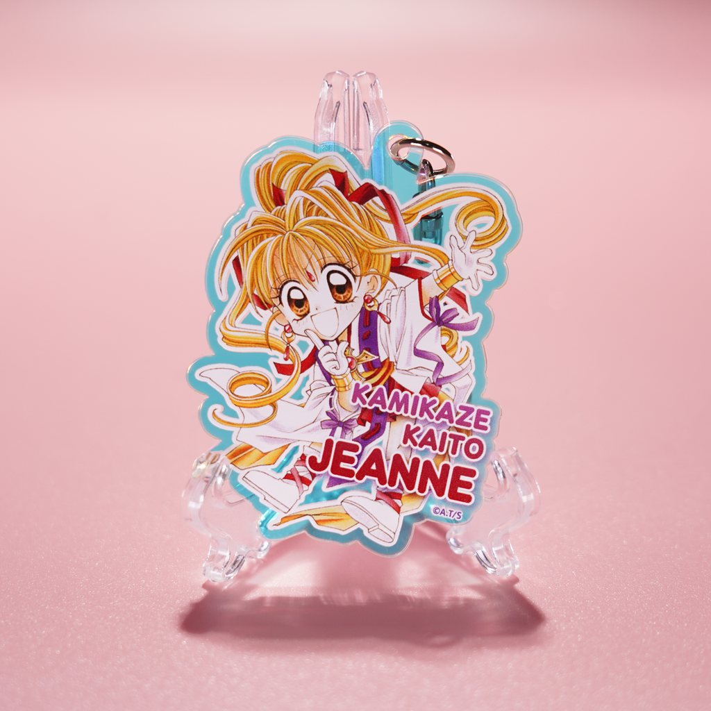 4点[神風怪盗ジャンヌ]ジャンヌ★キーホルダー,ロザリオ,ラミカ,アクキー 4点[神風怪盗ジャンヌ]ジャンヌ☆キーホルダー,ロザリオ,ラミカ,アクキー