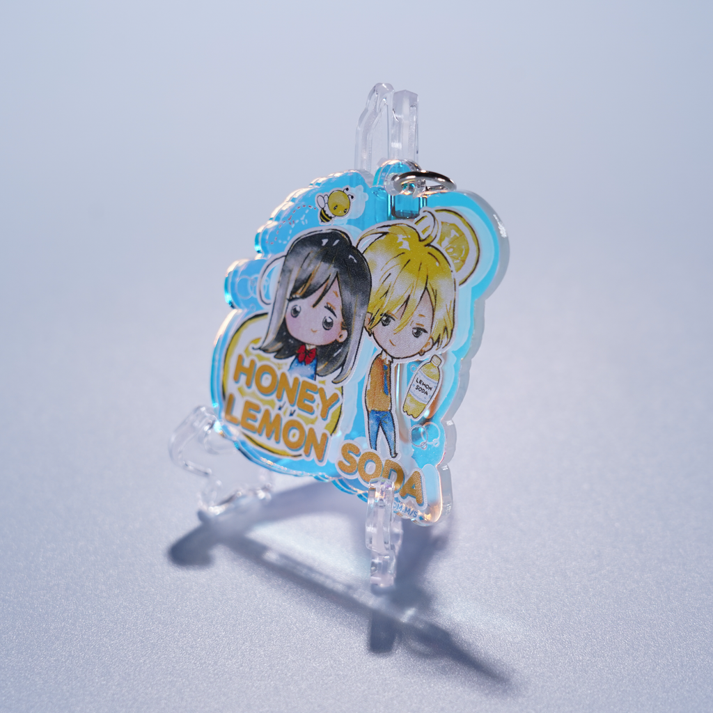 ハニーレモンソーダ オーロラアクリルキーホルダー – りぼんむすび