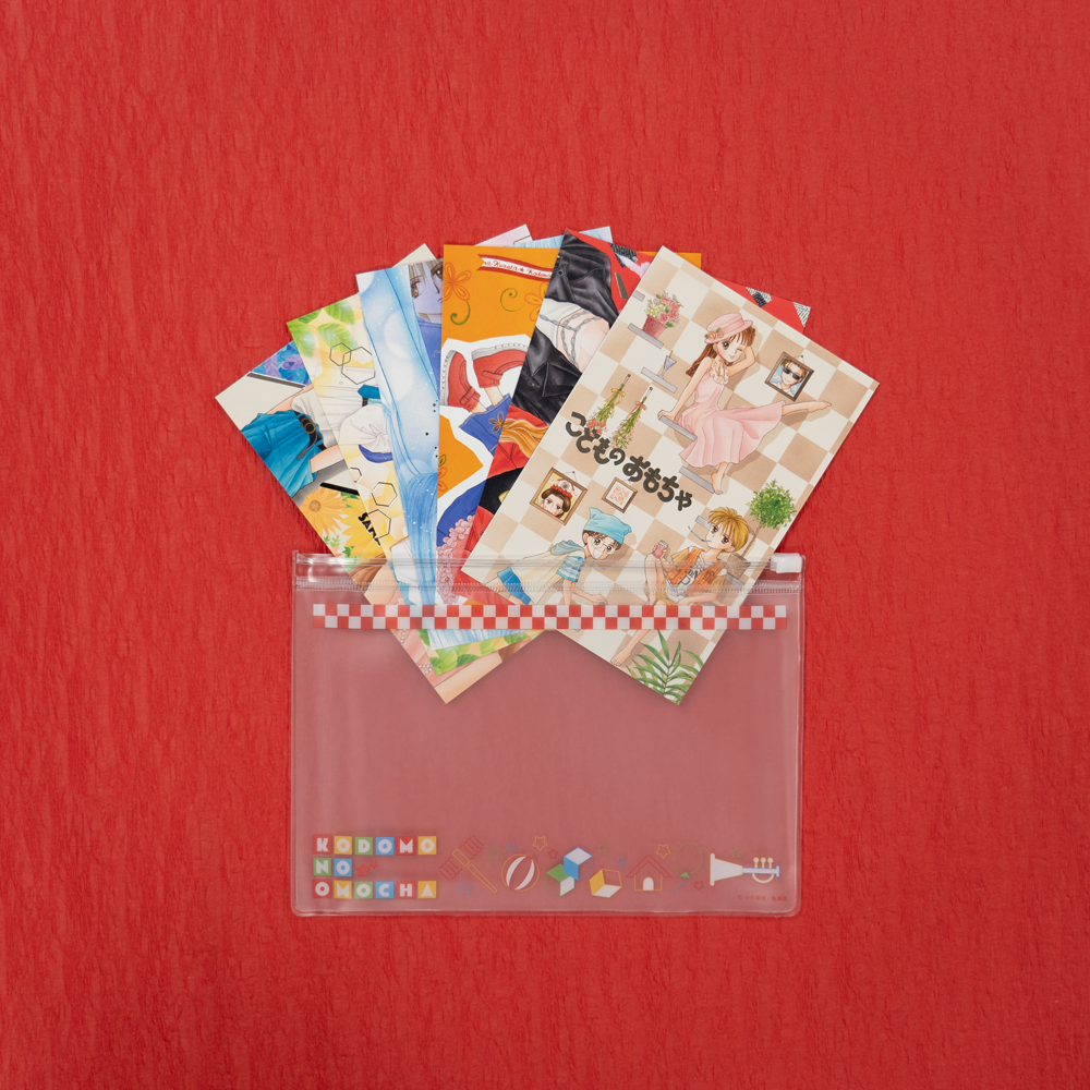 こどものおもちゃ きらきらポストカード&クリアポーチ – りぼんむすび こどものおもちゃ きらきらポストカード&クリアポーチ – りぼんむすび