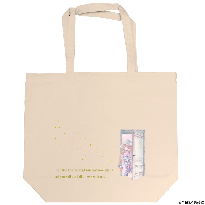 【Creator maki】トートバッグ_イラストD(白)<受付期間:~1/22>