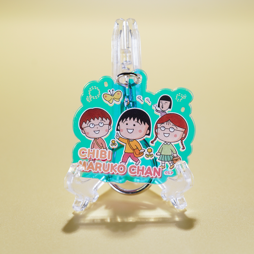 ちびまる子ちゃん　オーロラアクリルキーホルダー