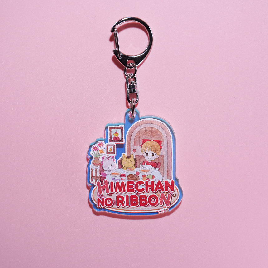 姫ちゃんのリボン　オーロラアクリルキーホルダー