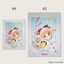 ちびまる子ちゃん　りぼん70thメモリアルメタルプレート A3＜受付期間：～9/30＞
